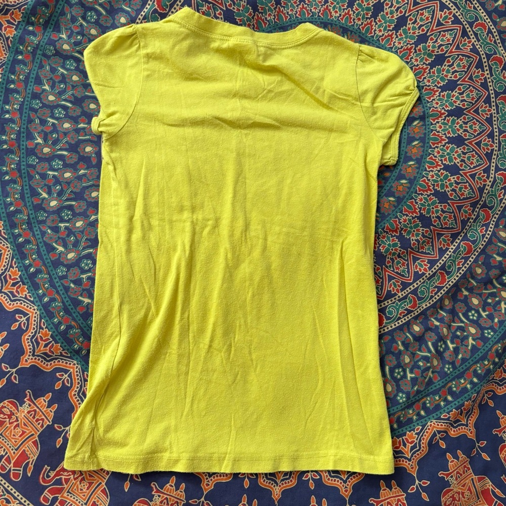 mustard yellow Roxy graphic tee - Picture 2 of 4